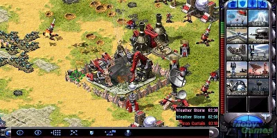 A base with military units surrounding it