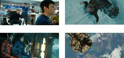 Montage Of Star Trek Scenes
