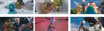 Montage Of Pictures From Monsters Vs Aliens