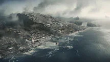 Land Sinking Into The Sea