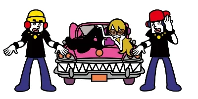 Dancing on a car