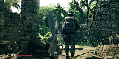 Sneaking up on an enemy