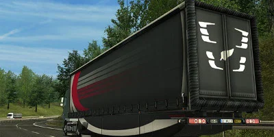 rear view of black truck