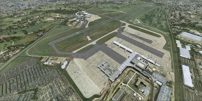 The full view of Brimingham City Airport