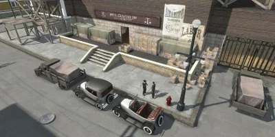 gangsters dans un parking