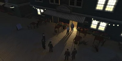 gangsters dans un bar