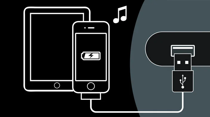 Philips AD7000W/10 Fidelio Wireless Speaker Play and Charge iPod/iPhone/iPad USB port