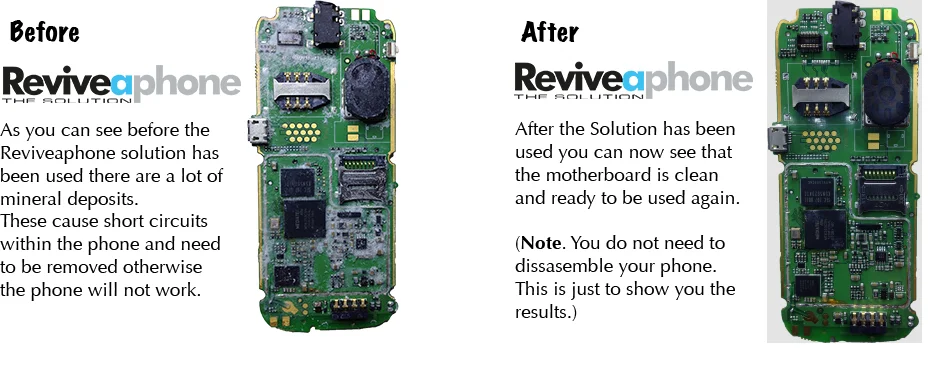 Reviveaphone - Water Damaged Mobile Phone Repair Kit Reviveaphone How It Works