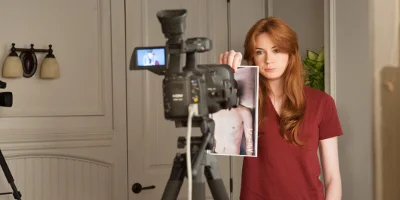 Kaylie avec appareil photo