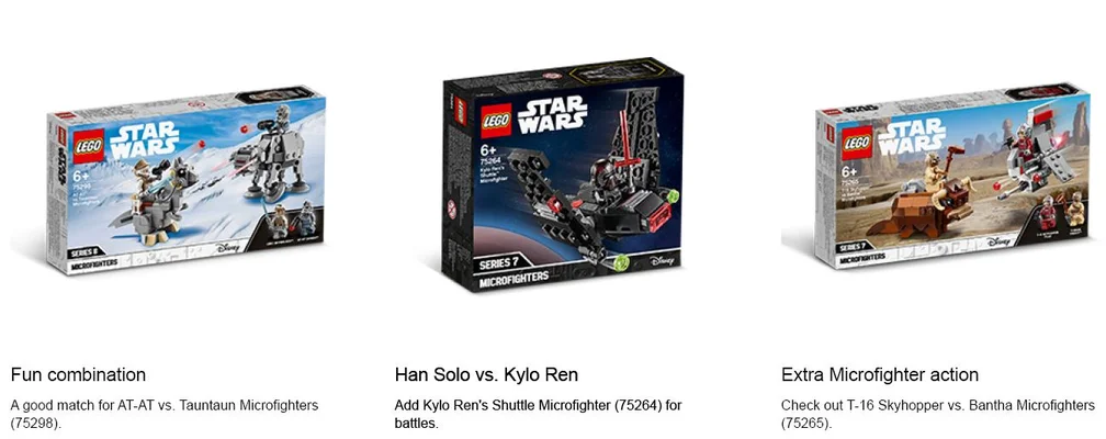 collection lego du faucon milenium