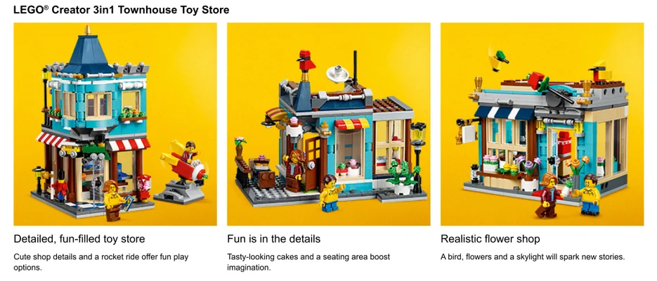 Gros plans du magasin de jouets Townhouse