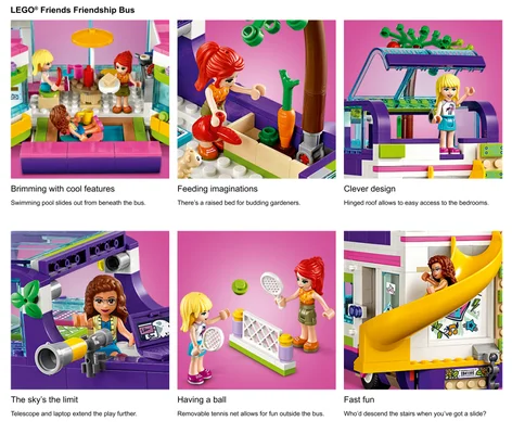 Gros plan sur le bus de l'amitié