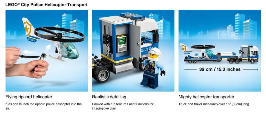 Plans d'action de l'hélicoptère de la police