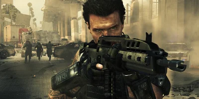 Ops man with gun