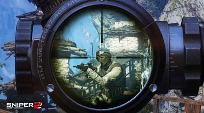 View down sniper scope