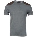 Brave Soul Men's Hegel Crew Neck T-Shirt - Green - M - Vert Citron Image 1