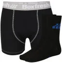 Boxfresh Men's Sock & Boxer Gift Set - Black - S - Noir Image 1