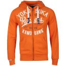 Tokyo Laundry Men's Dwight Hooded Sweat - Fire Orange - S - Fire Orange Image 1