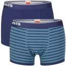 Levi's Men's Lucas 2-Pack Boxer - Petrol Blue/Deep Colbolt - S - Petrol Blue/Deep Colbolt Image 1