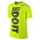 Nike Men's Legend Just Do It Camouflage T-Shirt - Volt Green - S - Vert Citron Image 1