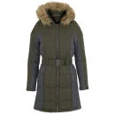 Brave Soul Women's Neema Panel Padded Coat - Khaki - 8 - Khaki Image 1