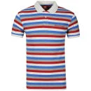 Fenchurch Men's Mills Polo Shirt - Bright Blue Stripe - S - Bright Blue Stripe Image 1