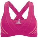 adidas Women's Super Nova Racer Running Bra - Vivid Berry/Pink - S/10 - Vivid Berry/Pink Image 1
