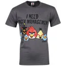 Angry Birds Men's Anger Management T-Shirt - Charcoal - S - Charbon Image 1