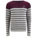 Kangol Men's Guarded Knitted Jumper - Port - S - Rouge Image 1