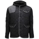 Voi Jeans Men's Majesty Hooded Jacket - Black - S - Noir Image 1