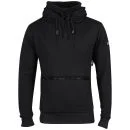 Brave Soul Men's Cyber Hooded Sweatshirt - Charcoal - S - Charbon Image 1