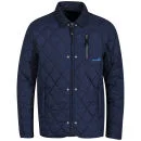 Boxfresh Men's Bacciverous Quilted Jacket - Navy - S - Navy Image 1