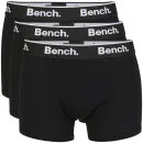 Bench Men's 3-Pack Keddie Boxers - Black/White - S - Noir Image 1