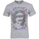 Joystick Junkies Men's God Save The Code T-Shirt - Grey - S - Gris Image 1