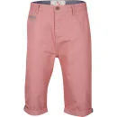 Brave Soul Men's Poland Chino Shorts - Coral - S - Corail Image 1