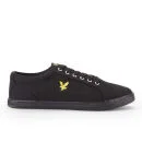 Lyle & Scott Men's Halket Canvas Trainers - Black - 6 - Noir Image 1