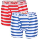 Tokyo Laundry Men's Lzumi 2-Pack Boxers - Red/Blue - S - Red/Blue Image 1