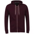 Brave Soul Men's Adriand Hoody - Burgundy - S - Burgundy Image 1