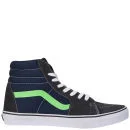 Vans Sk8-Hi Top Trainers - Dark Shadow / Green Flash - 6 - Dark shaddow/Green Flash Image 1