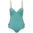 John Galliano Women's Mare Donna Swimsuit - Light Blue - 14 - Bleu Ciel Image 1