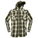 Brave Soul Men's Piaget Hooded Shirt - White - S - Blanc Image 1