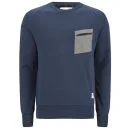 Boxfresh Men's Halle Sweatshirt - Navy Marl - S - Bleu Image 1