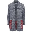 Only Women's Misty Long Cardigan - Black Iris - UK 6 - Bleu Image 1