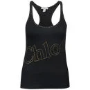 Chloe Women's Raceback Studded Vest Top - Black - 10 - Noir Image 1