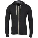 Brave Soul Men's Adrian Hooded Zip Through Sweatshirt - Charcoal - S - Charbon Image 1