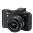 Nikon 1 V1 Compact System Camera with 10-30mm Lens Kit - Black (10.1MP) 3 Inch LCD Image 1