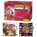 Nintendo 3DS XL Red and Black Console - Includes Pokémon Y, Super Smash Bros. & Professor Layton: and The Miracle Mask Image 1