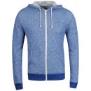 Brave Soul Men's Isaac Zip Through Hoody - Blue - S - Bleu Image 1