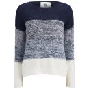 Vero Moda Women's Fulki Contrast Jumper - Black Iris - XS/UK 8 - Navy Image 1
