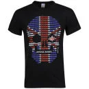 Joystick Junkies Men's Union Jack Scull T-Shirt - Black - S - Noir Image 1